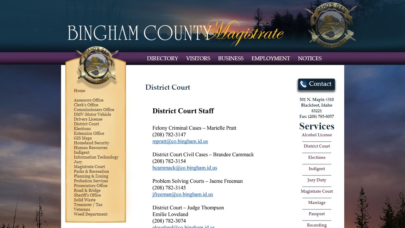 District Court - Bingham County, Idaho