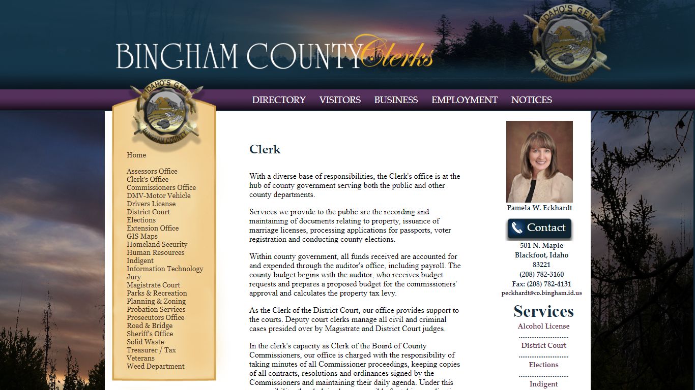 Clerk - Bingham County